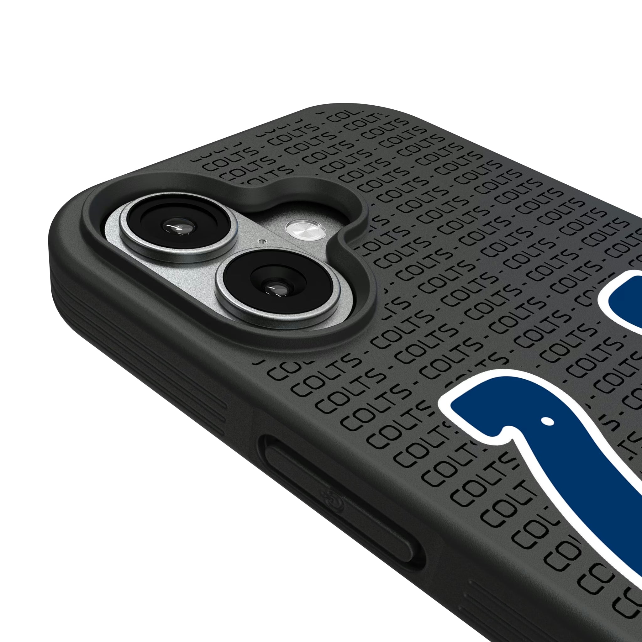 Indianapolis Colts Text Backdrop Bump Phone Case - Sports Gifts, Sports Memorabilia, Sports Collectibles, Fan Shop