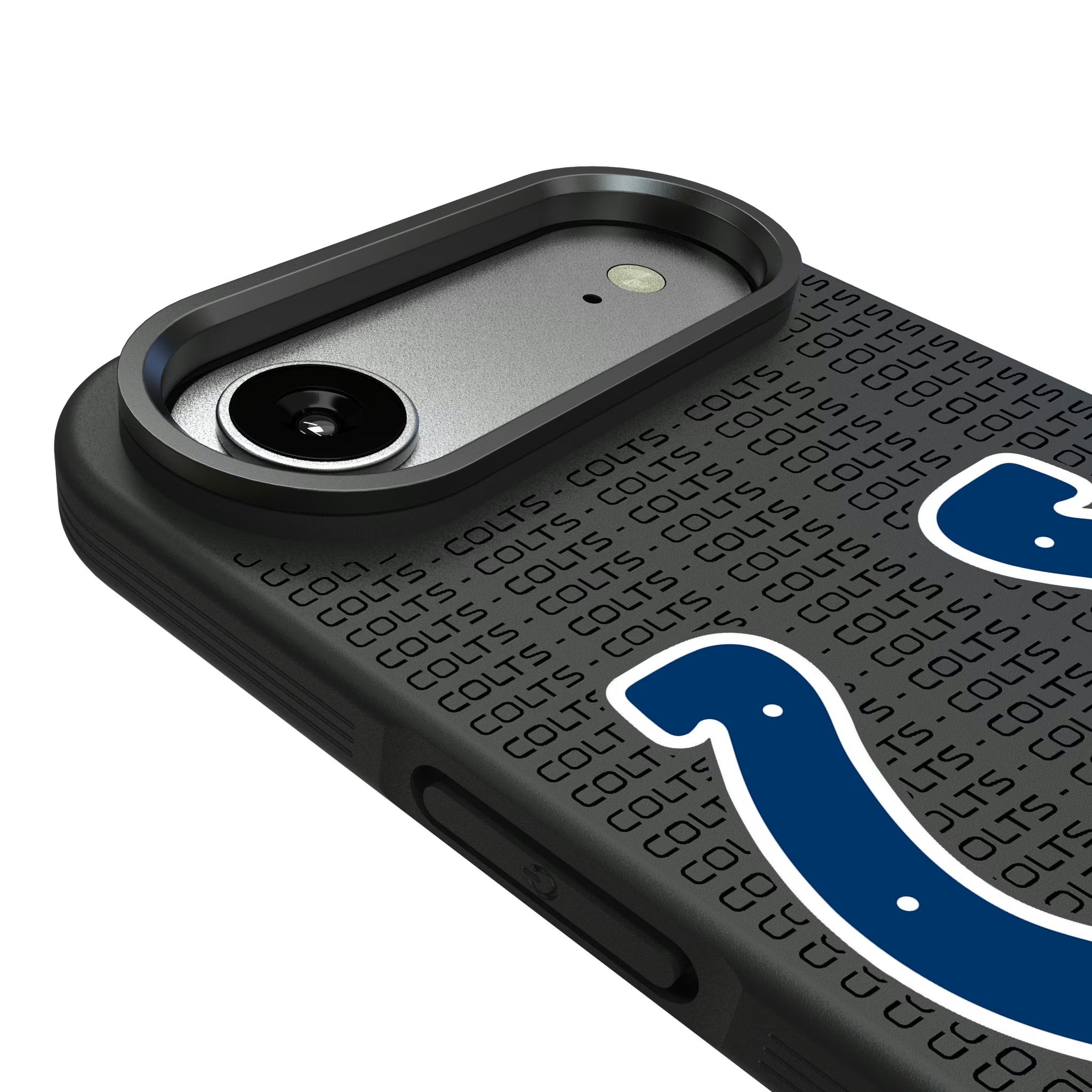 Indianapolis Colts Text Backdrop Bump Phone Case - Sports Gifts, Sports Memorabilia, Sports Collectibles, Fan Shop