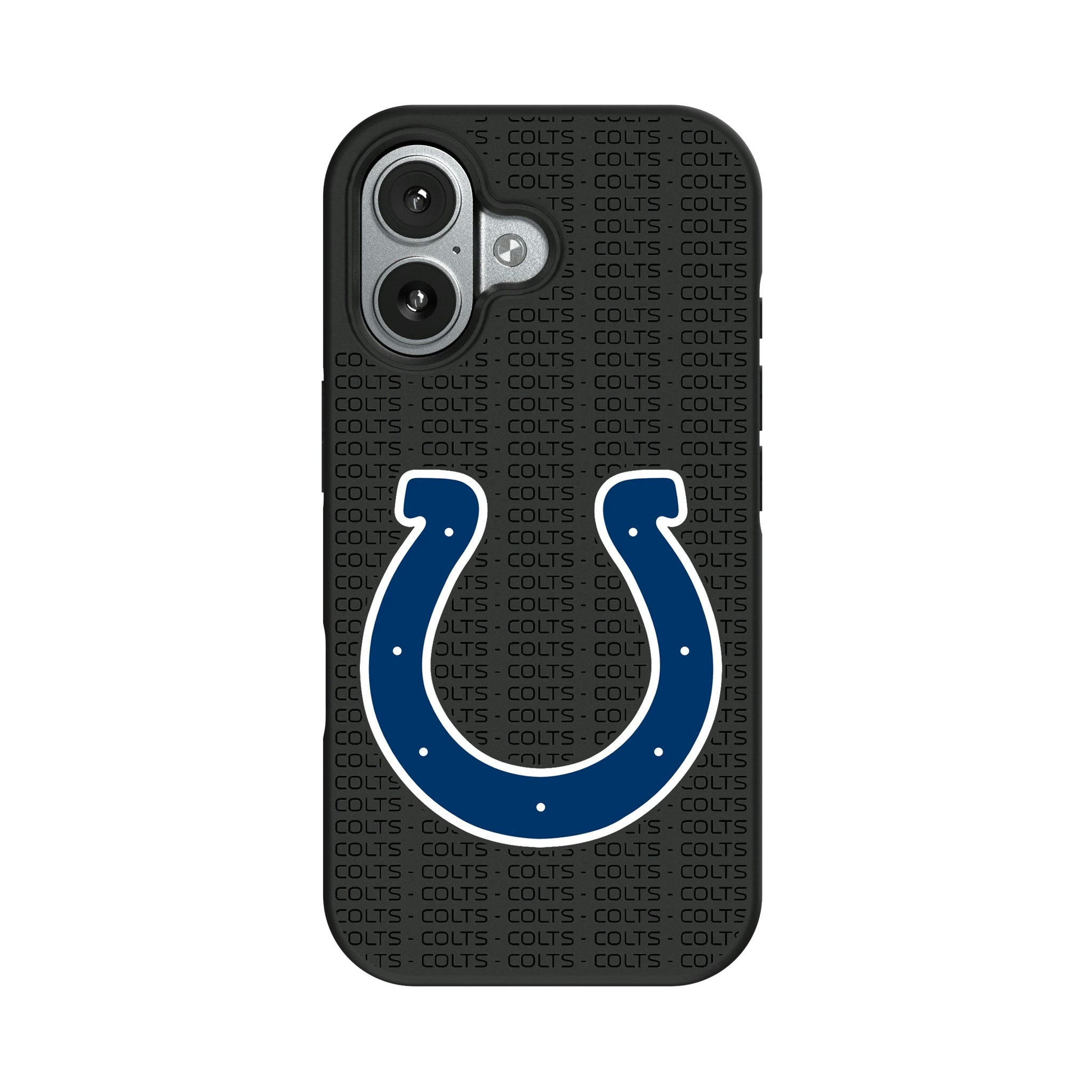 Indianapolis Colts Text Backdrop Bump Phone Case - Sports Gifts, Sports Memorabilia, Sports Collectibles, Fan Shop