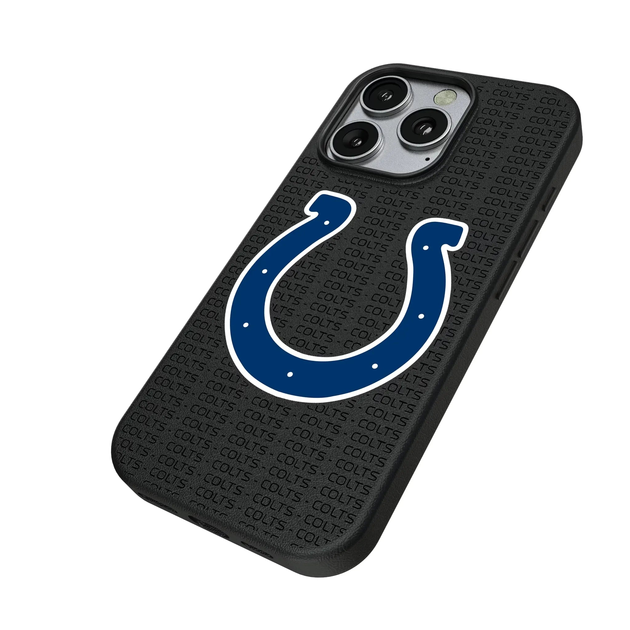 Indianapolis Colts Text Backdrop MagSafe Compatible Phone Case for Apple iPhone