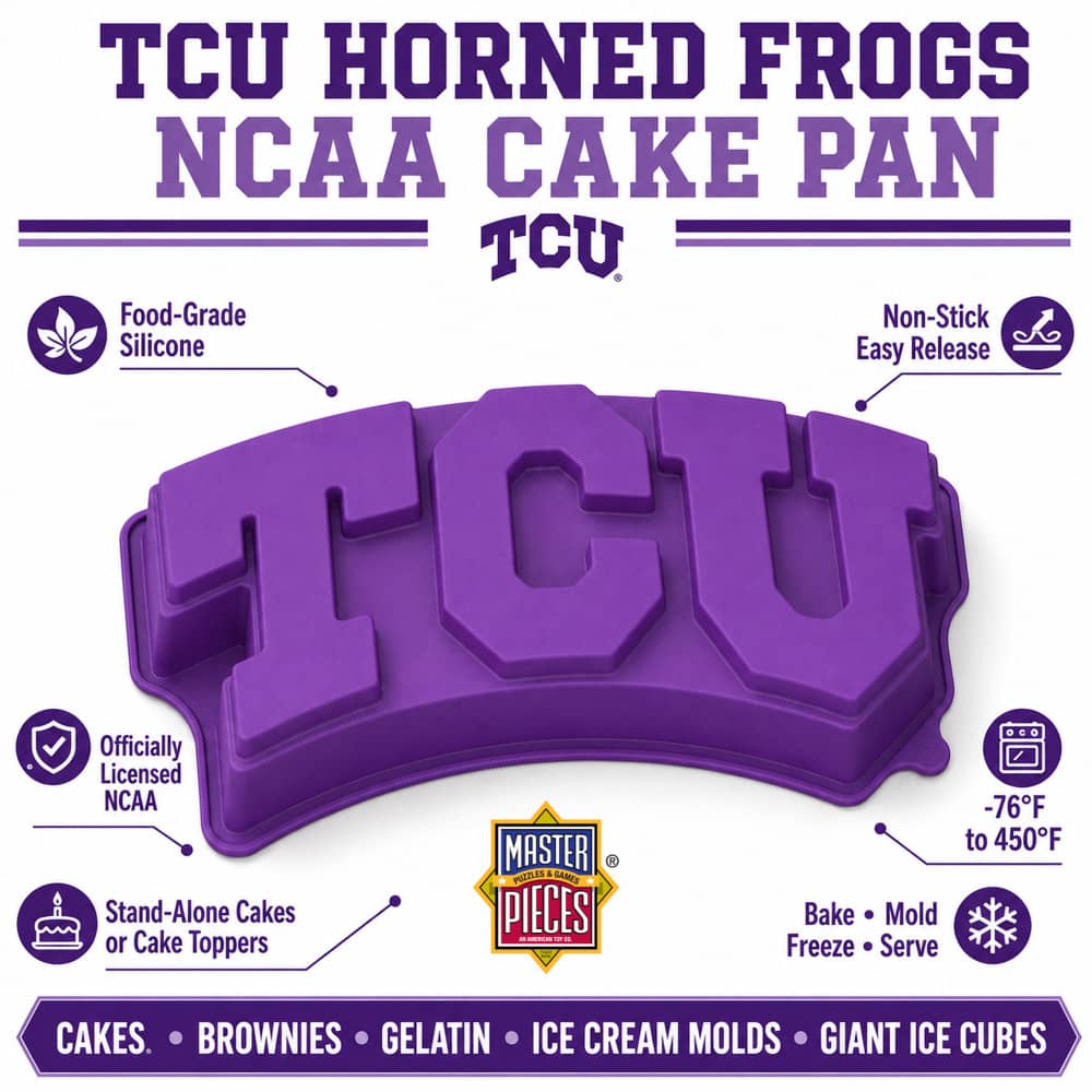 TCU Horned Frogs Cake Pan - Perfect for Game Day Celebrations!
