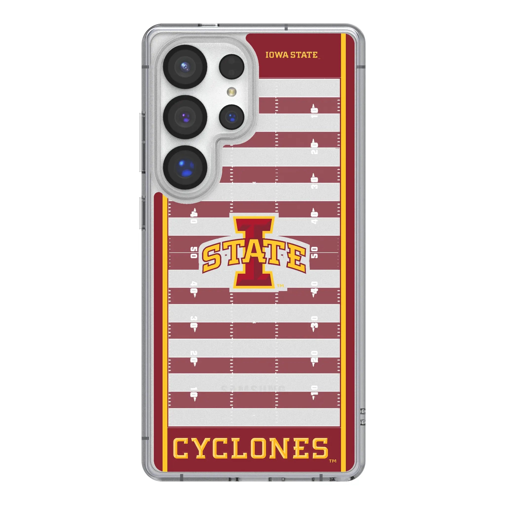 Iowa State University Cyclones Field Clear Phone Case for Samsung Galaxy