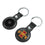 Iowa State University Cyclones Insignia Black Airtag Holder 2-Pack