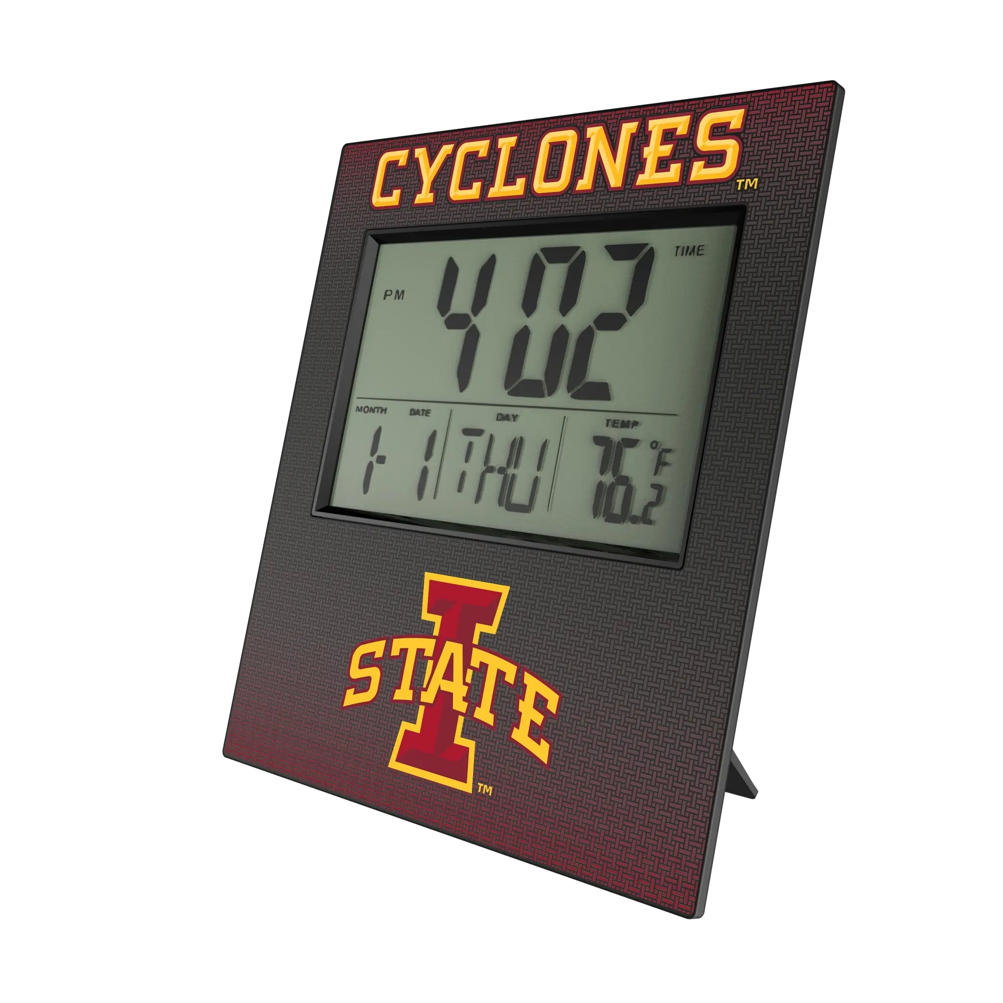 Iowa State University Cyclones Linen Wall Clock