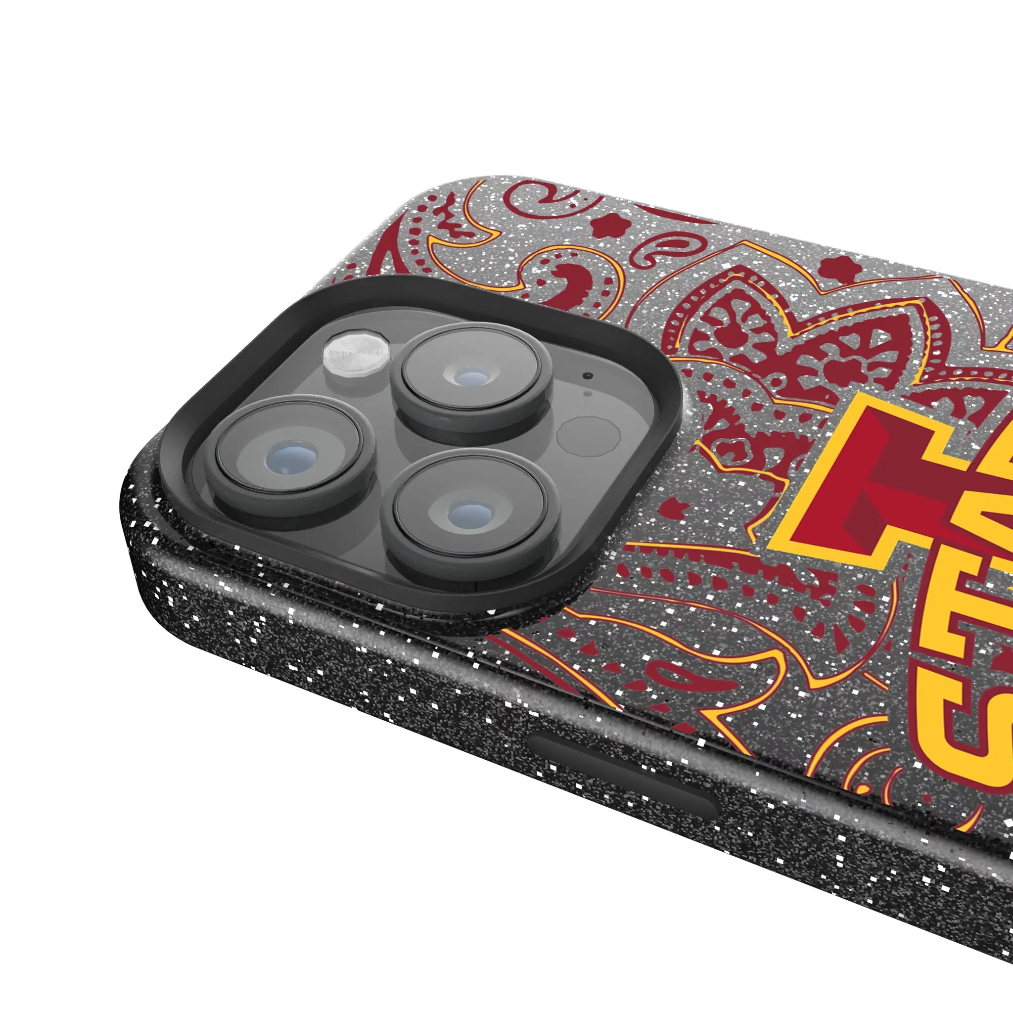 Iowa State University Cyclones Paisley Bling Phone Case