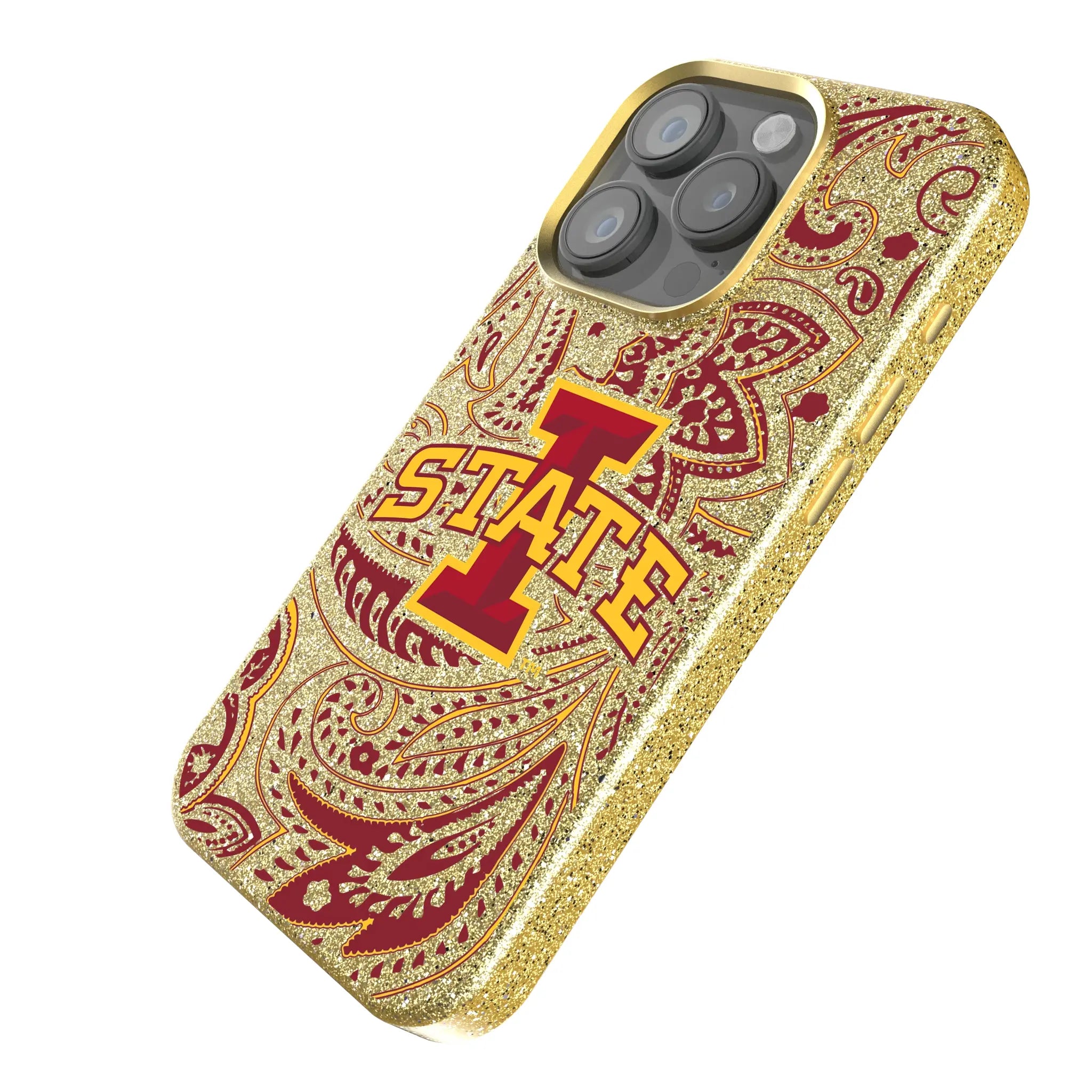 Iowa State University Cyclones Paisley Bling Phone Case