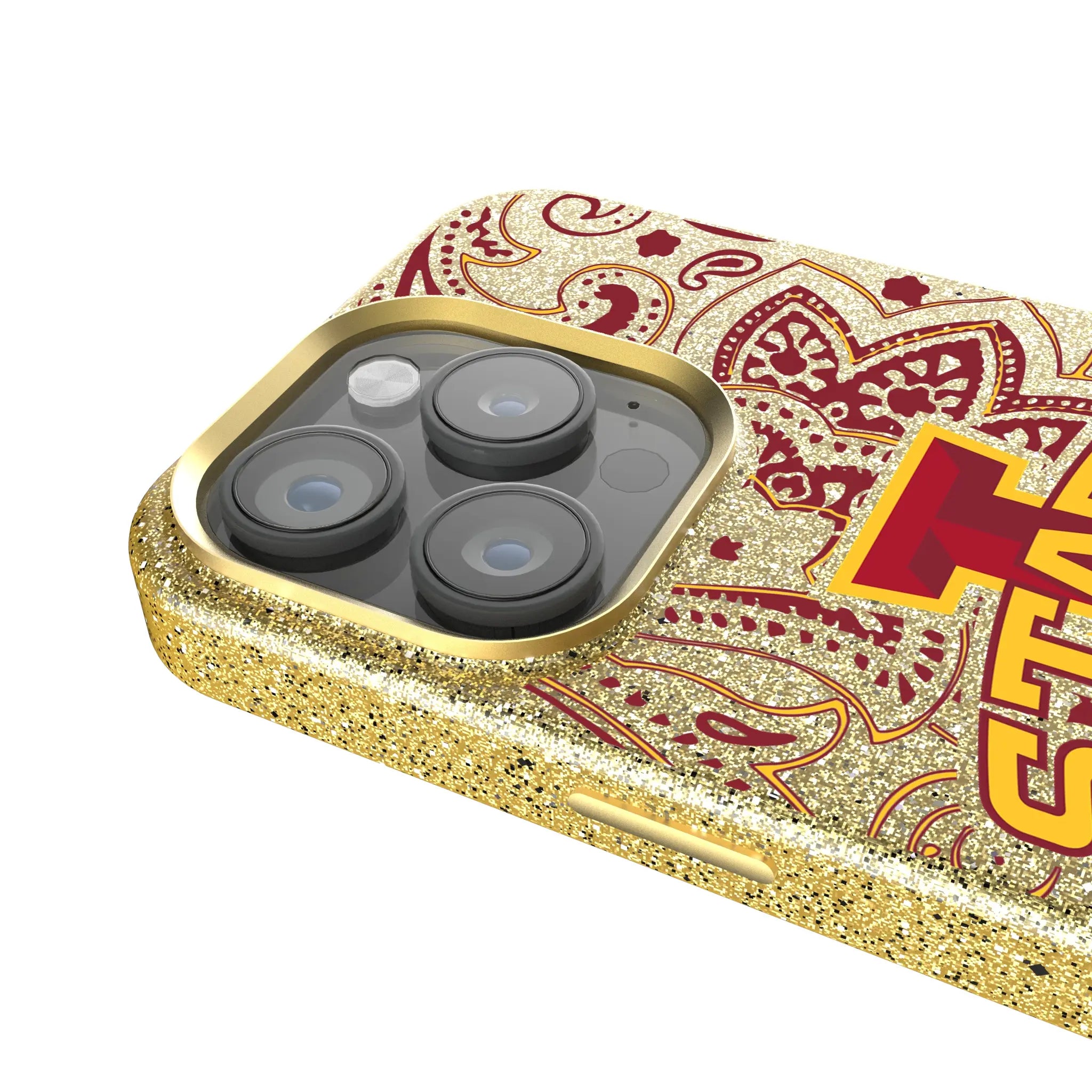Iowa State University Cyclones Paisley Bling Phone Case