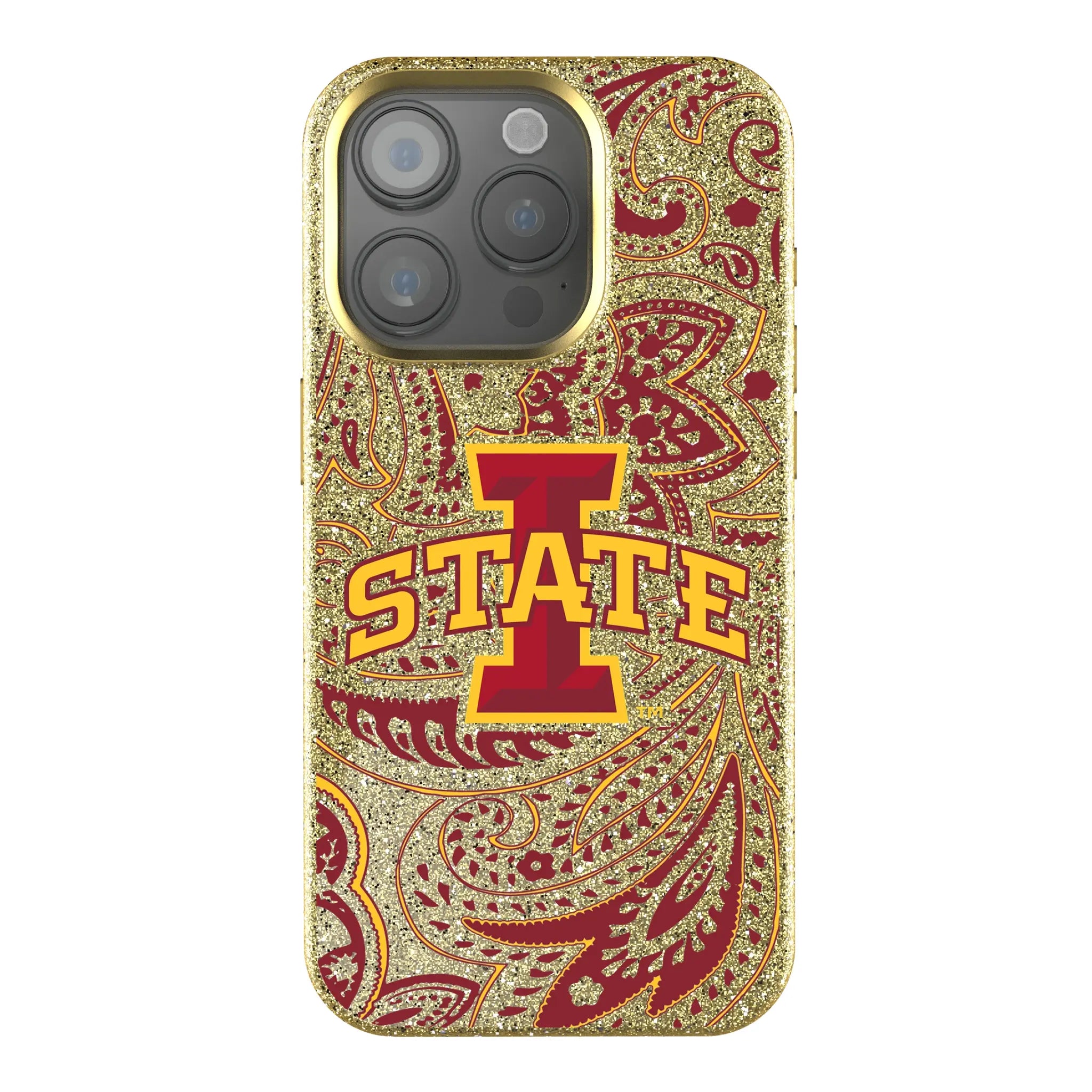 Iowa State University Cyclones Paisley Bling Phone Case