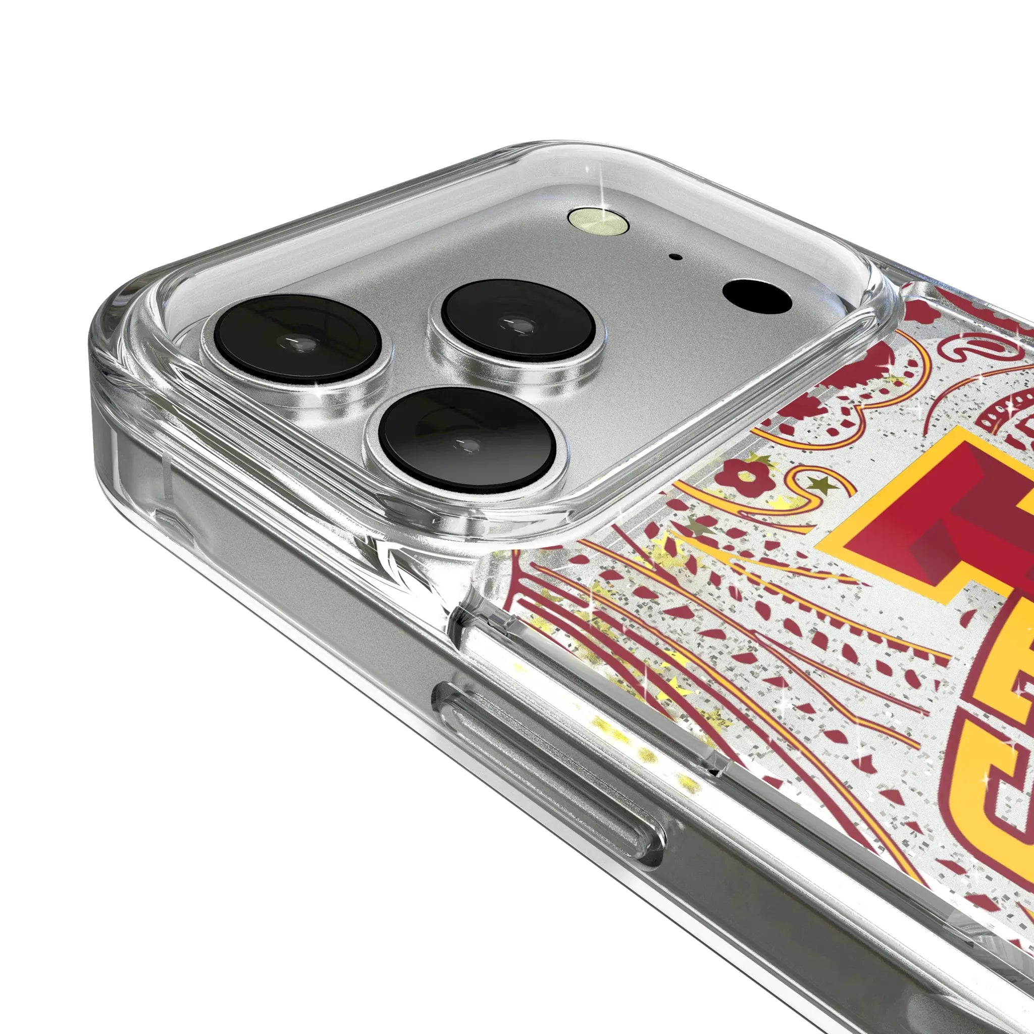 Iowa State University Cyclones Paisley Glitter Phone Case