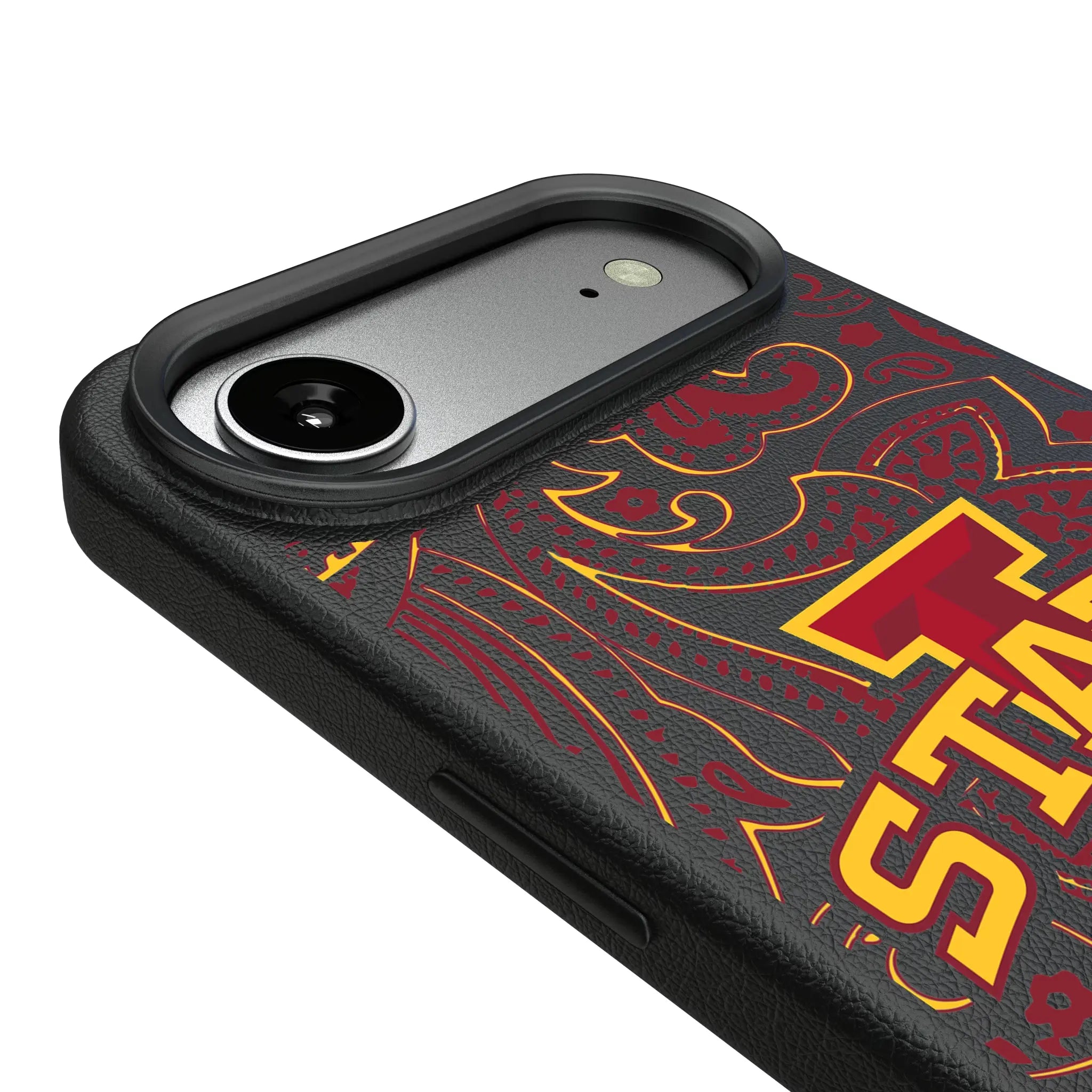 Iowa State University Cyclones Paisley MagSafe Compatible Phone Case for Apple iPhone