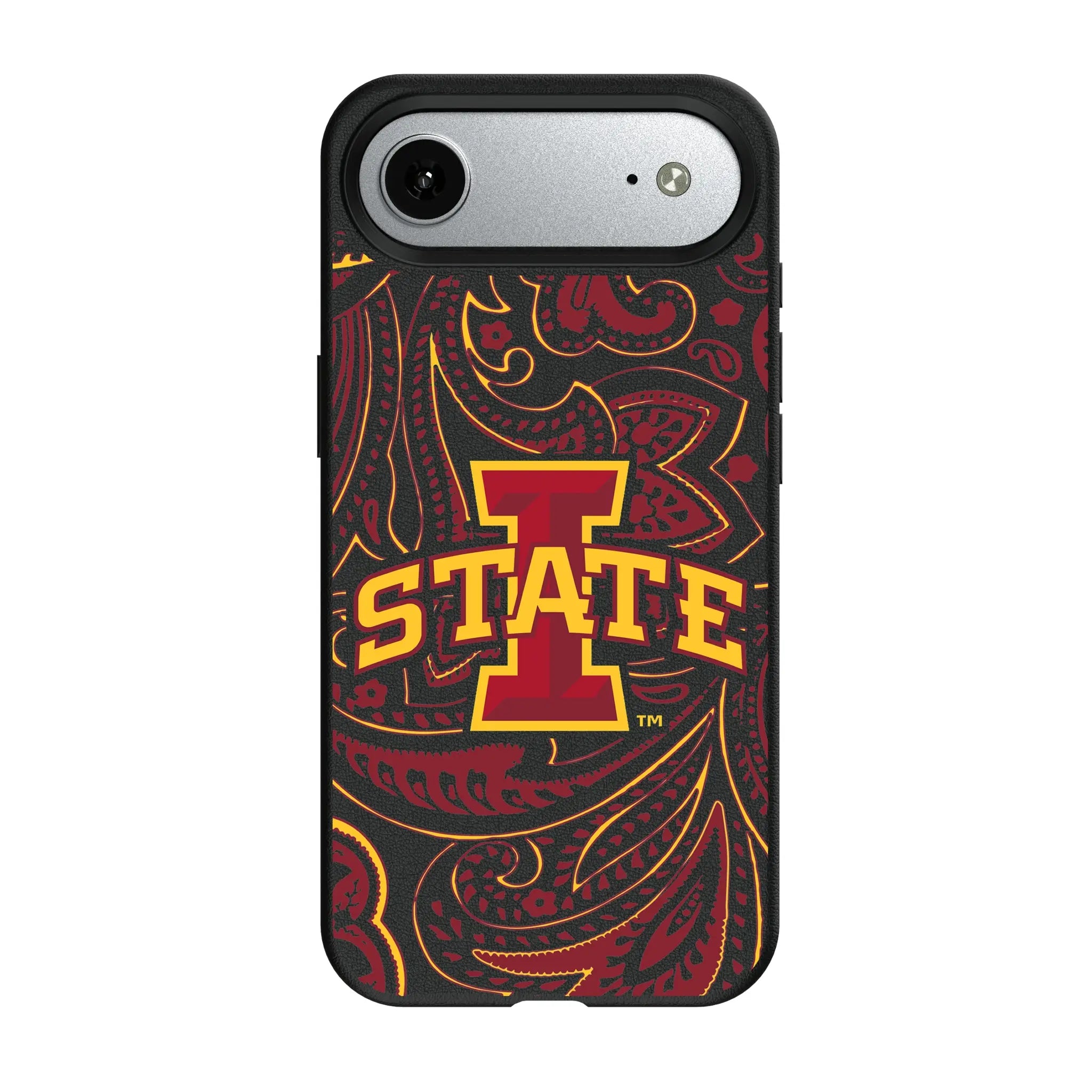 Iowa State University Cyclones Paisley MagSafe Compatible Phone Case for Apple iPhone