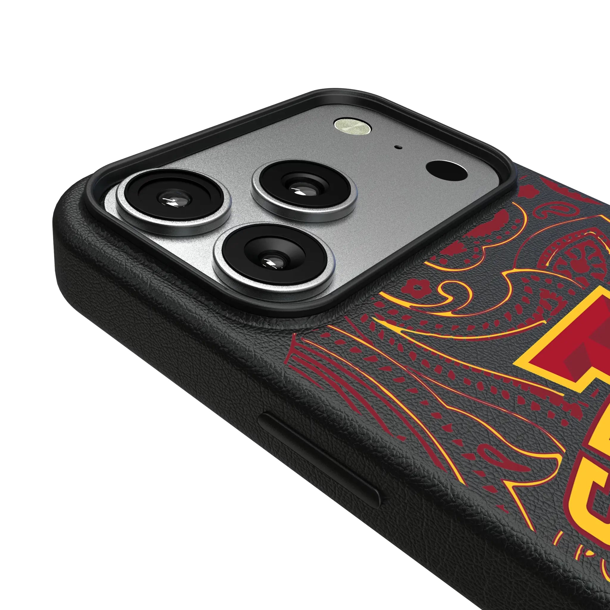 Iowa State University Cyclones Paisley MagSafe Compatible Phone Case for Apple iPhone