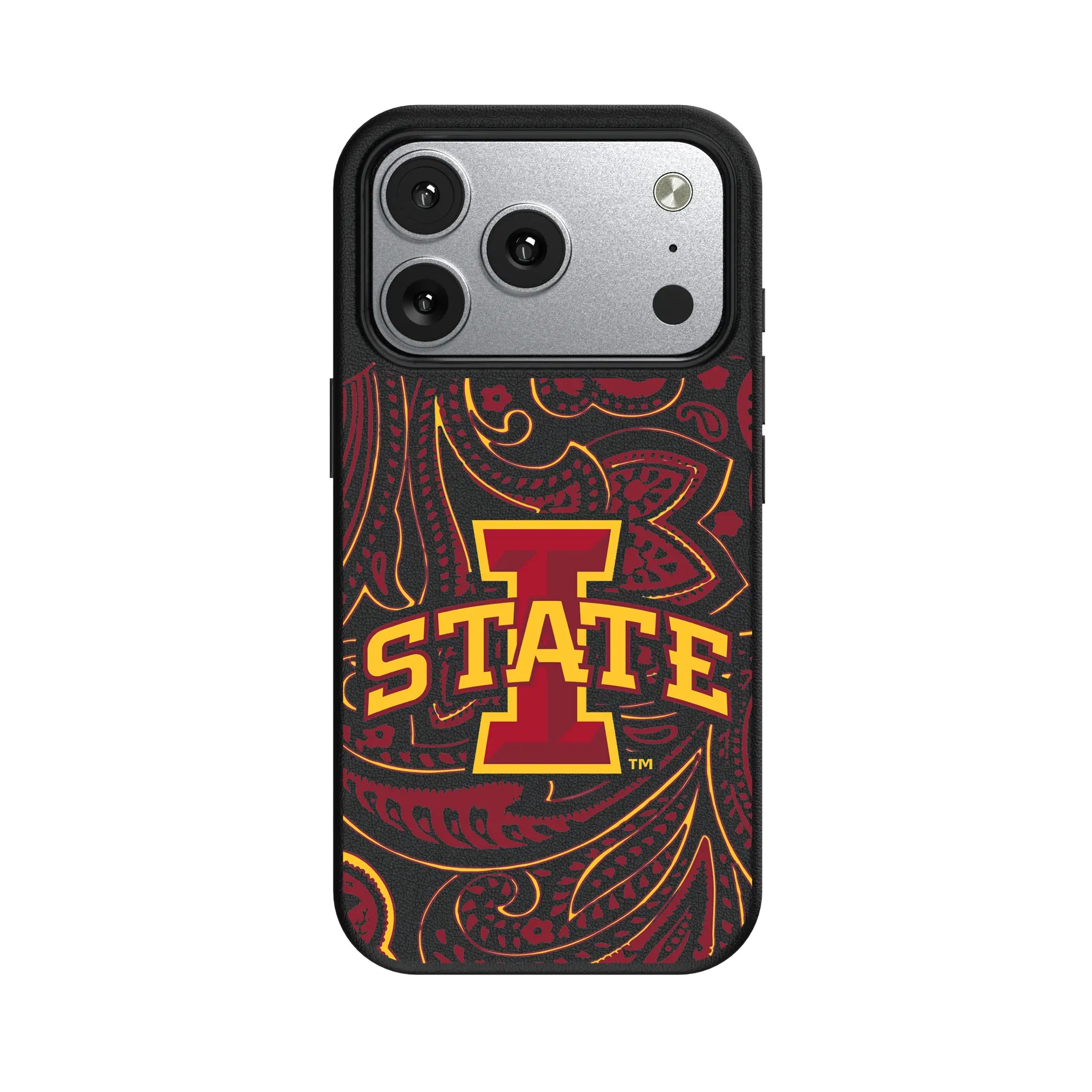 Iowa State University Cyclones Paisley MagSafe Compatible Phone Case for Apple iPhone