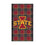 Iowa State University Cyclones Plaid 5000mAh Flat Powerbank