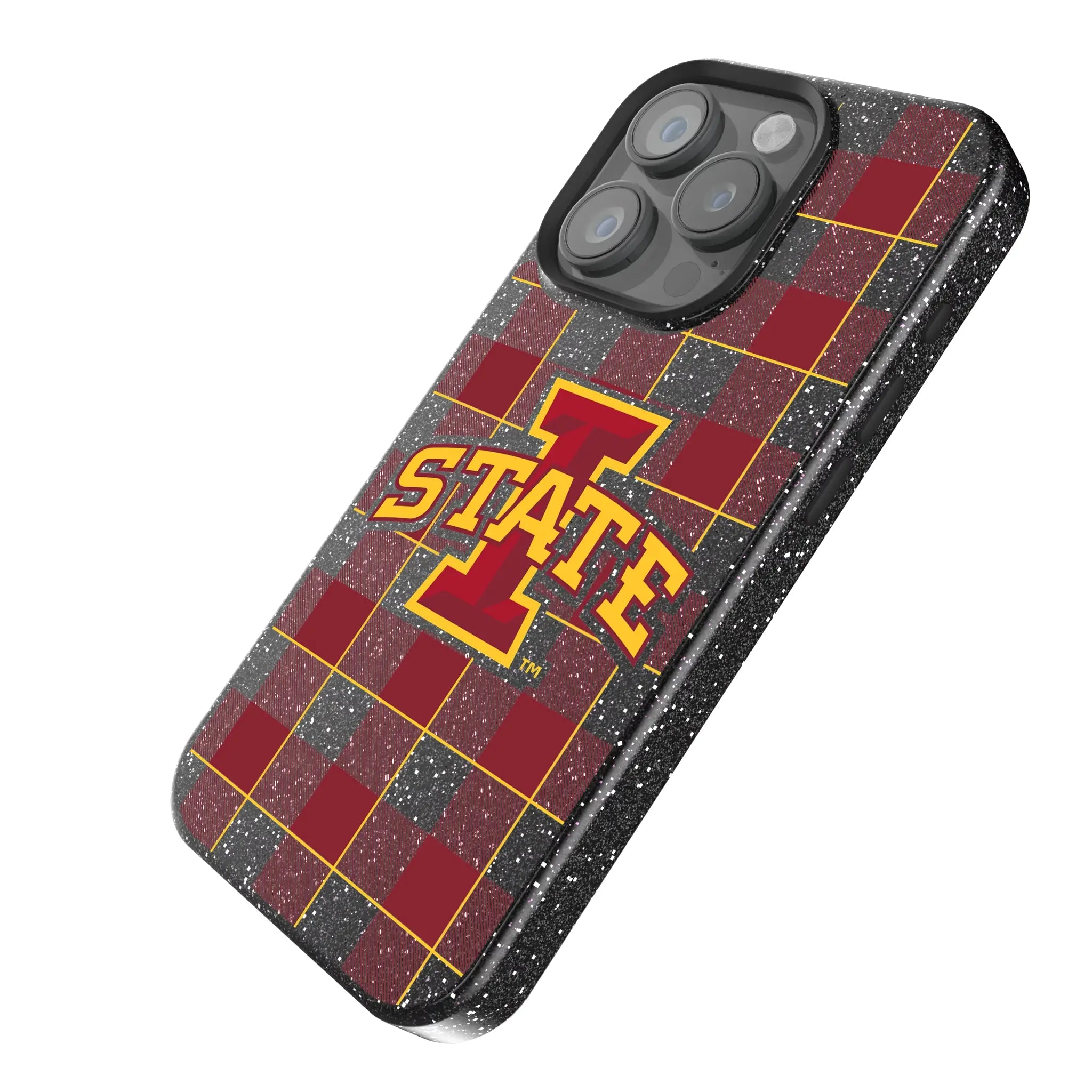 Iowa State University Cyclones Plaid Bling Phone Case