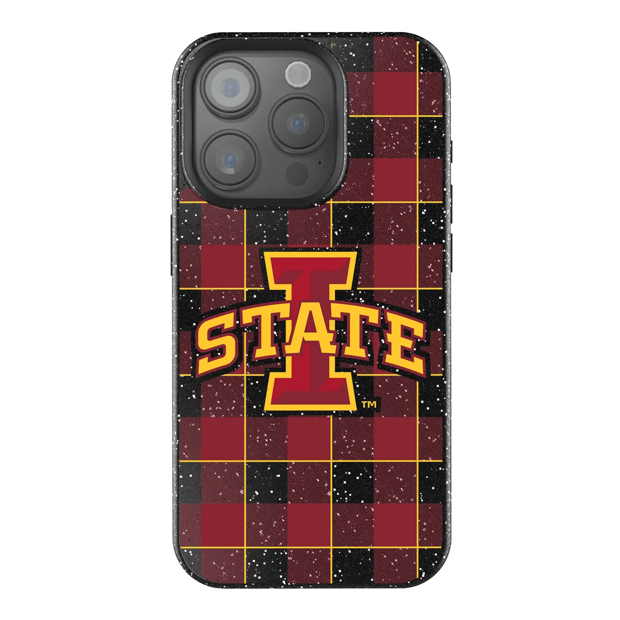 Iowa State University Cyclones Plaid Bling Phone Case