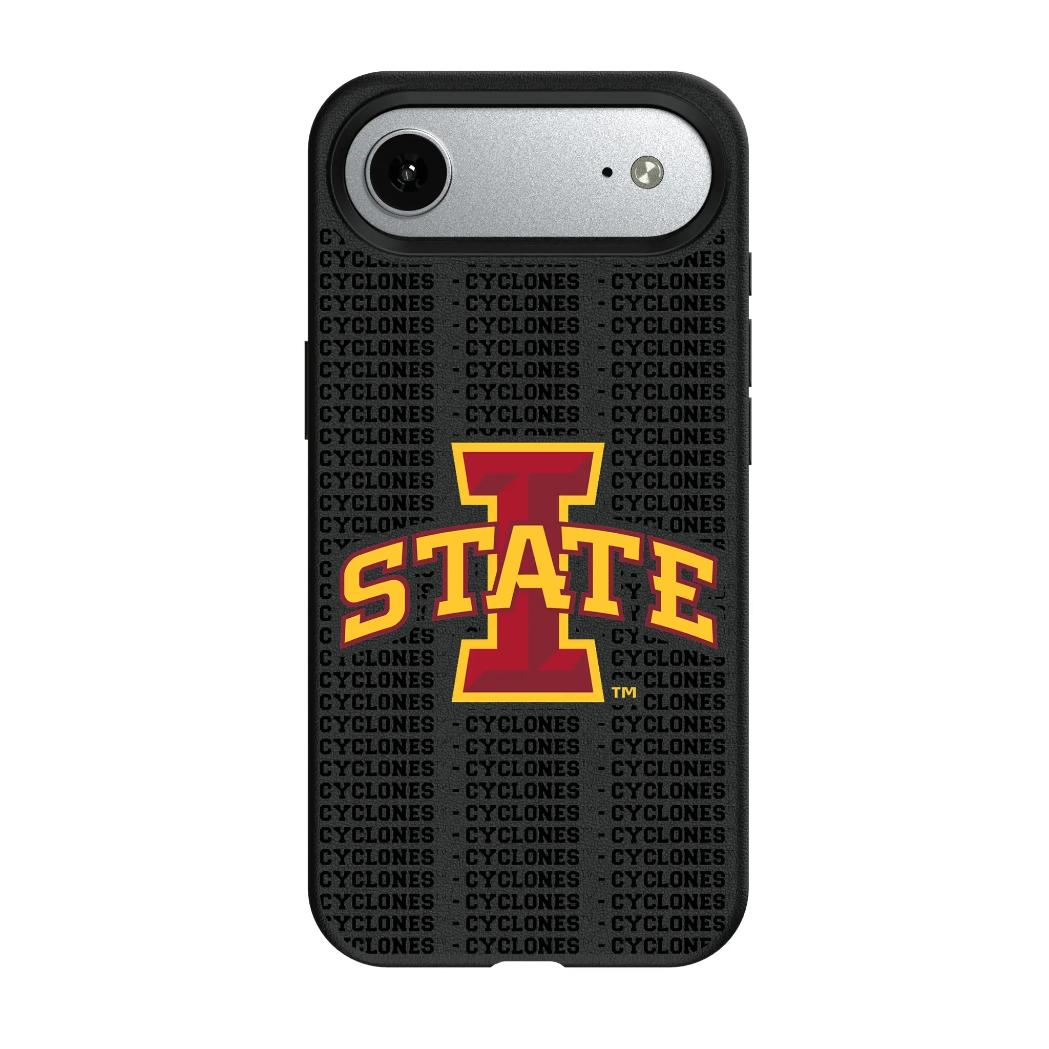 Iowa State University Cyclones Text Backdrop MagSafe Compatible Phone Case for Apple iPhone