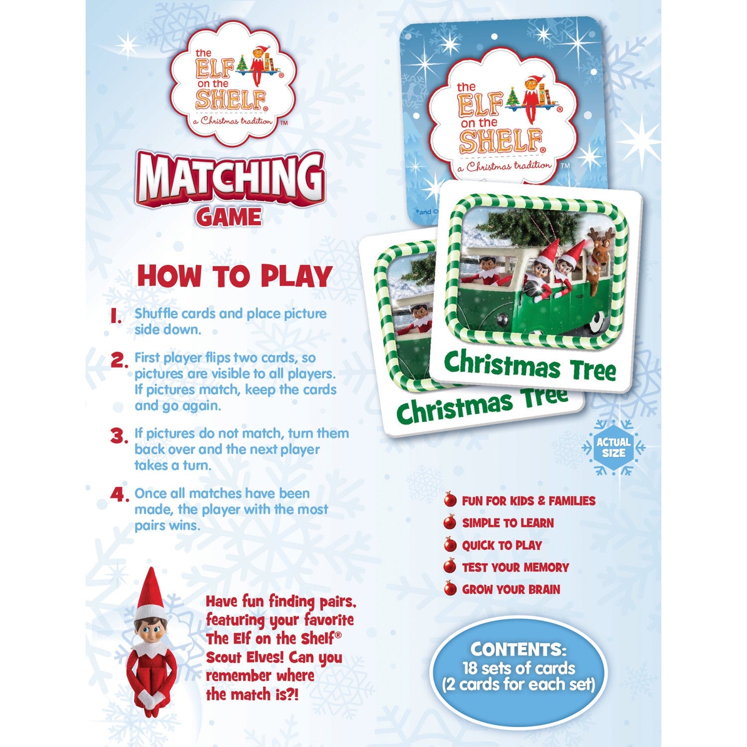 Elf on the Shelf Matching Game - 757 Sports Collectibles