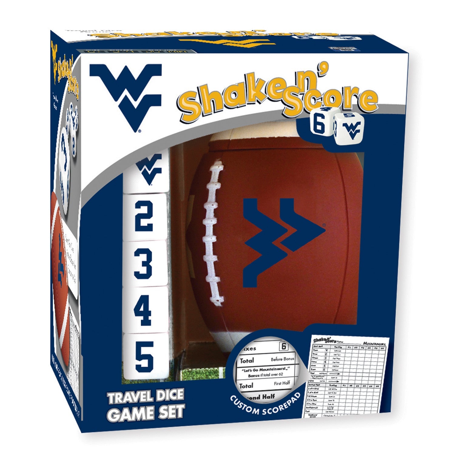 West Virginia Mountaineers Shake n' Score - 757 Sports Collectibles