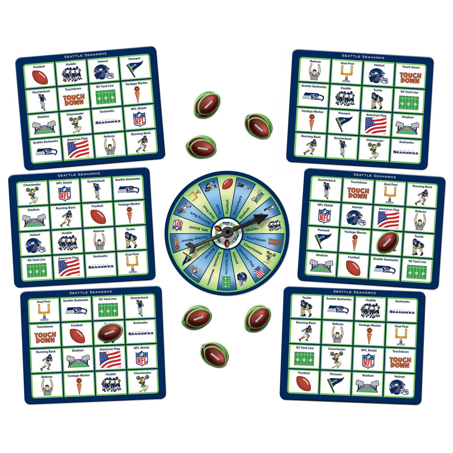 Seattle Seahawks Bingo Game: Cheer and Play!