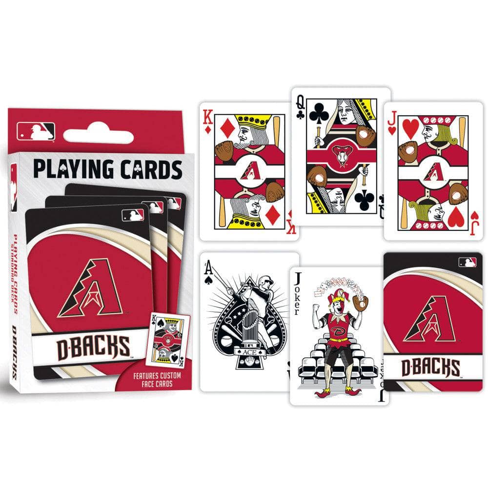 Arizona Diamondbacks Official Playing Cards - 54 Card Deck - Sports Gifts, Sports Memorabilia, Sports Collectibles, Fan Shop