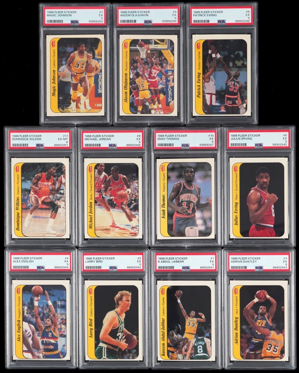 1986-87 to 1989-90 Fleer Basketball Multi-Set Break – 4 Graded Cards per Box! - Sports Gifts, Sports Memorabilia, Sports Collectibles, Fan Shop