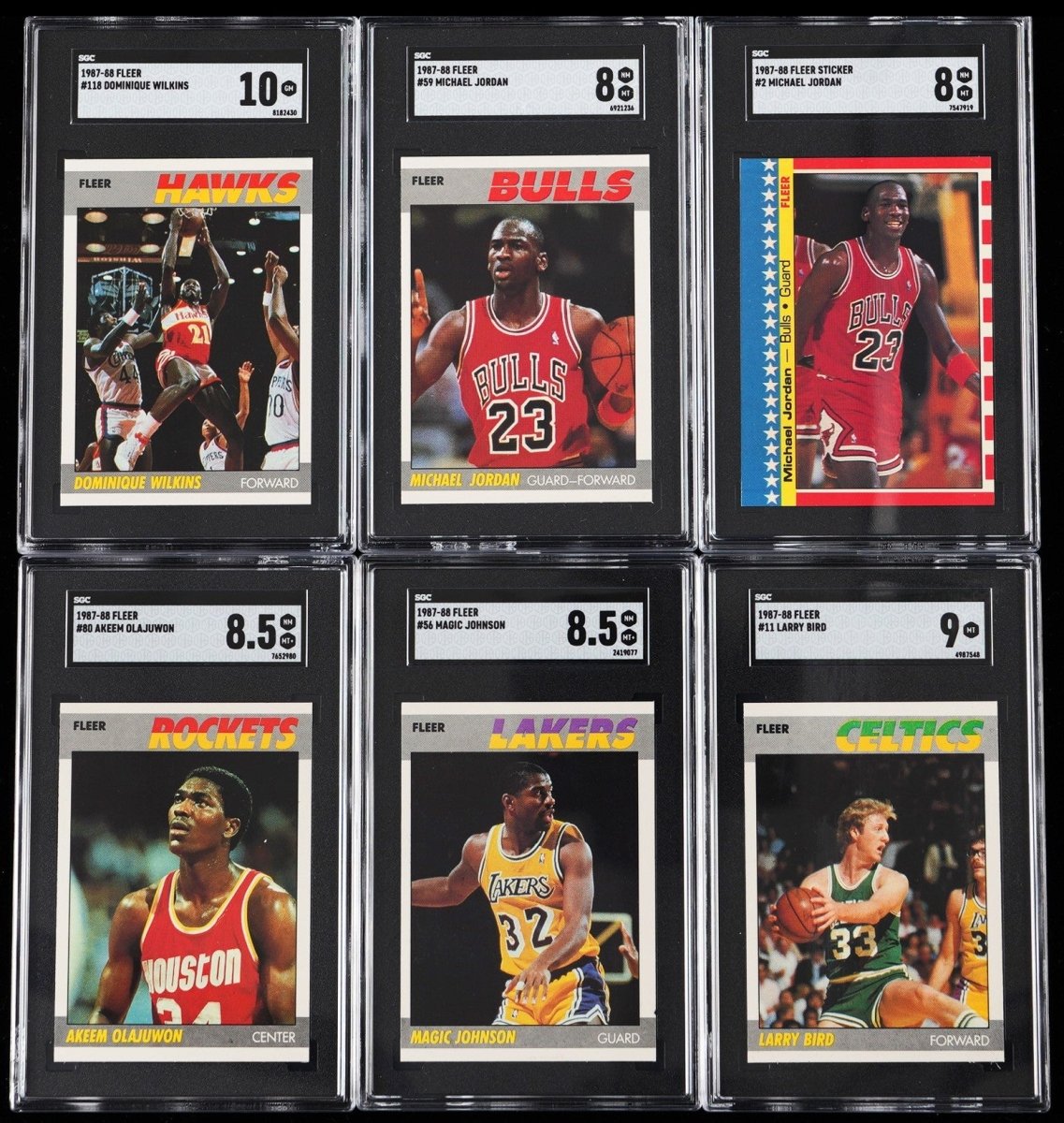 1986-87 to 1989-90 Fleer Basketball Multi-Set Break – 4 Graded Cards per Box! - Sports Gifts, Sports Memorabilia, Sports Collectibles, Fan Shop