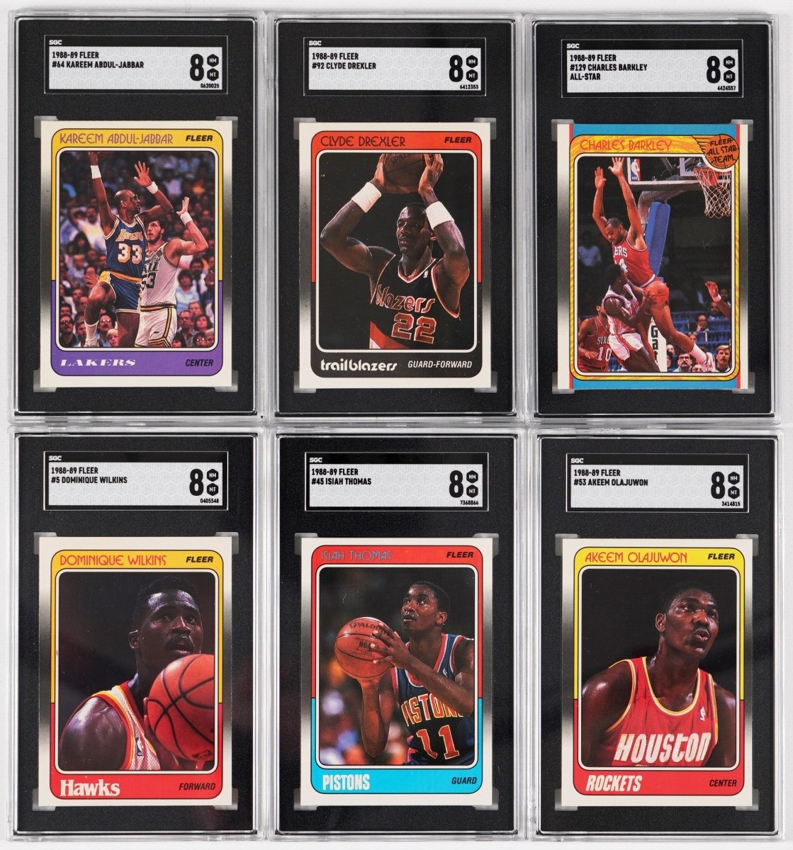 1986-87 to 1989-90 Fleer Basketball Multi-Set Break – 4 Graded Cards per Box! - Sports Gifts, Sports Memorabilia, Sports Collectibles, Fan Shop
