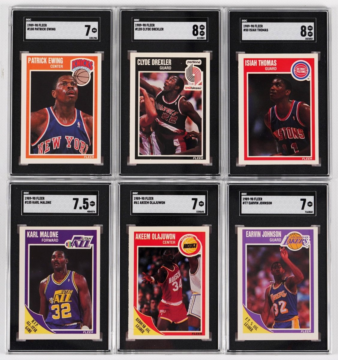 1986-87 to 1989-90 Fleer Basketball Multi-Set Break – 4 Graded Cards per Box! - Sports Gifts, Sports Memorabilia, Sports Collectibles, Fan Shop