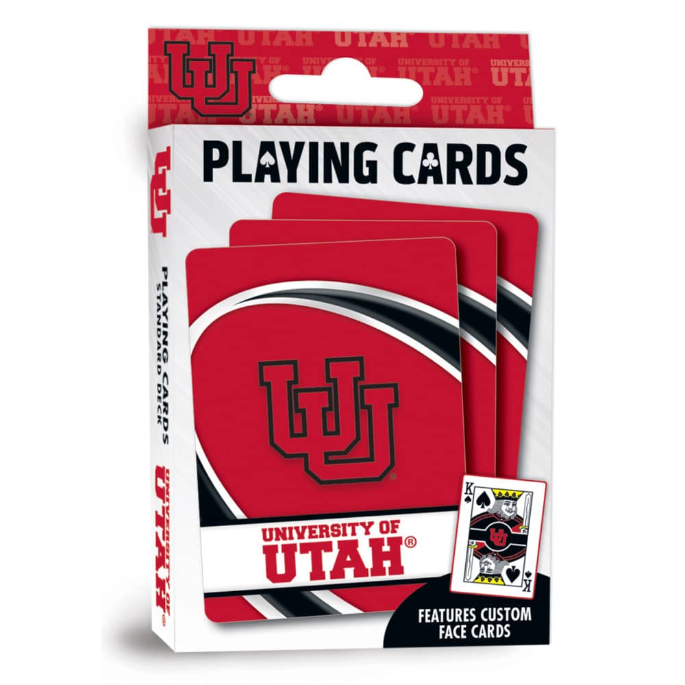 Utah Utes 54-Card Deck Playing Cards
