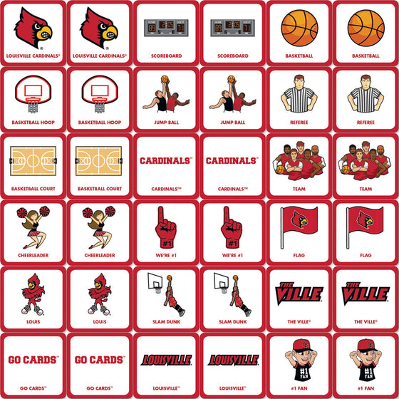 Louisville Cardinals Matching Game - 757 Sports Collectibles