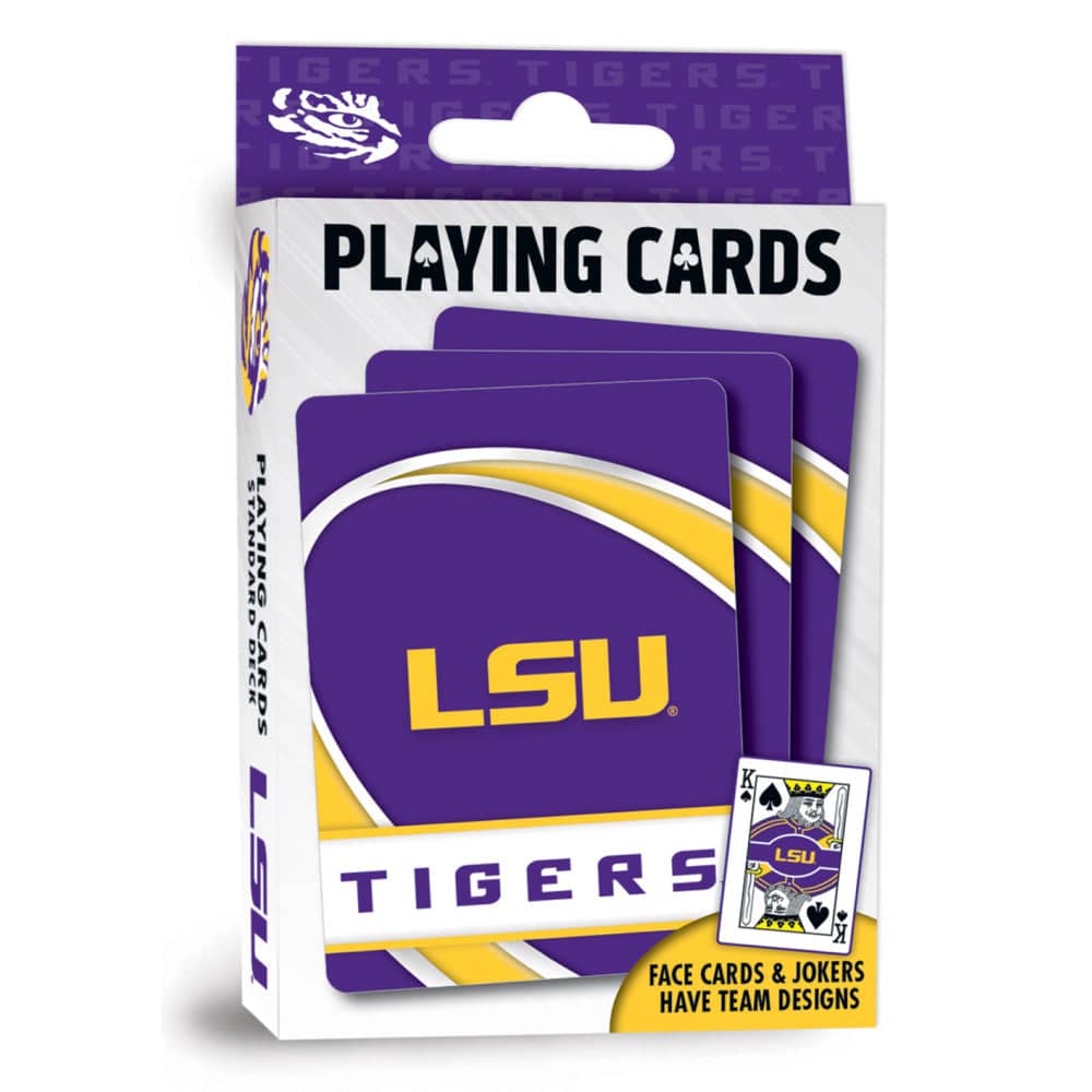 LSU Tigers 54-Card Deck Playing Cards - Sports Gifts, Sports Memorabilia, Sports Collectibles, Fan Shop