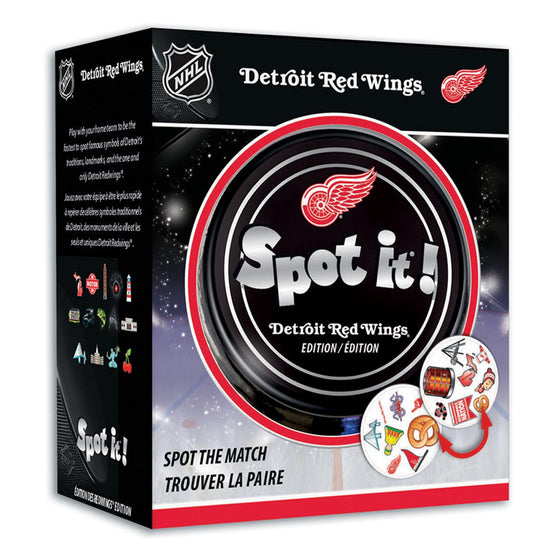 Detroit Red Wings Spot It! Card Game - 757 Sports Collectibles