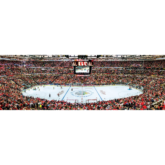 Chicago Blackhawks - 1000 Piece Panoramic Jigsaw Puzzle - 757 Sports Collectibles