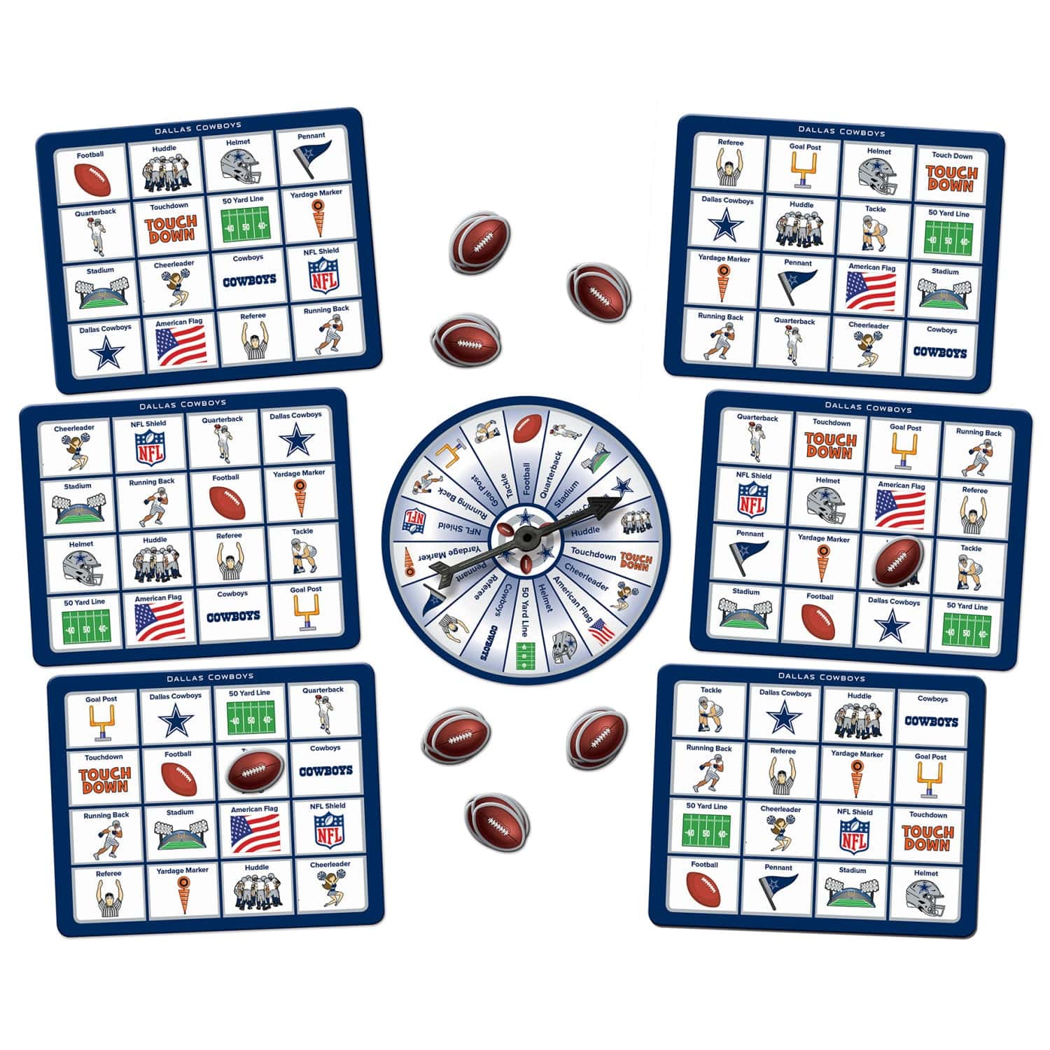 Dallas Cowboys Bingo: Game Day Fun! - Sports Gifts, Sports Memorabilia, Sports Collectibles, Fan Shop