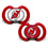 New Jersey Devils Pacifier 2-Pack - Sports Gifts, Sports Memorabilia, Sports Collectibles, Fan Shop
