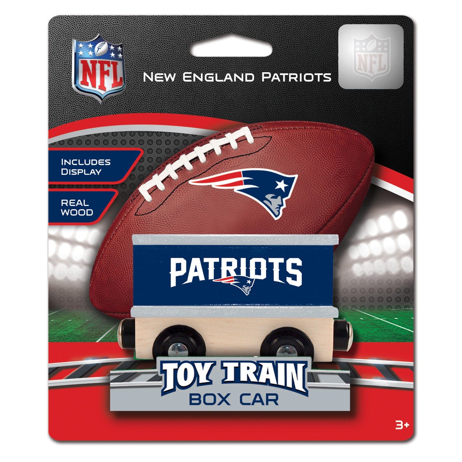 New England Patriots Toy Train Box Car - Sports Gifts, Sports Memorabilia, Sports Collectibles, Fan Shop