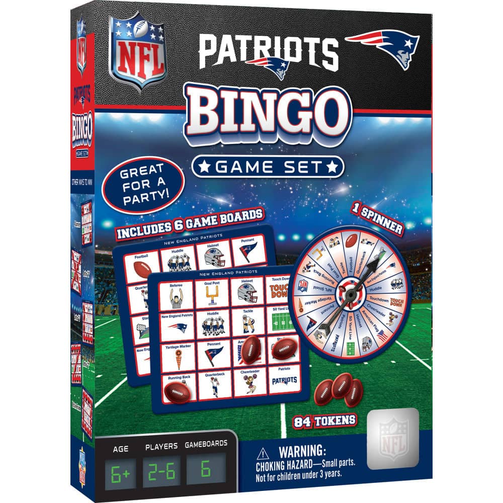 New England Patriots Bingo: Game Day Fun!