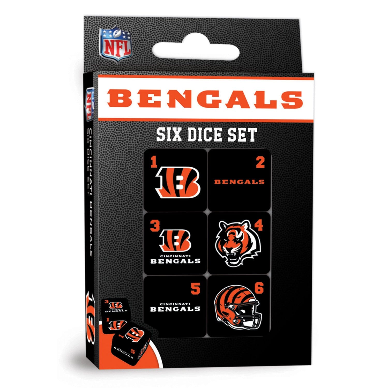 Cincinnati Bengals 19mm Dice Set