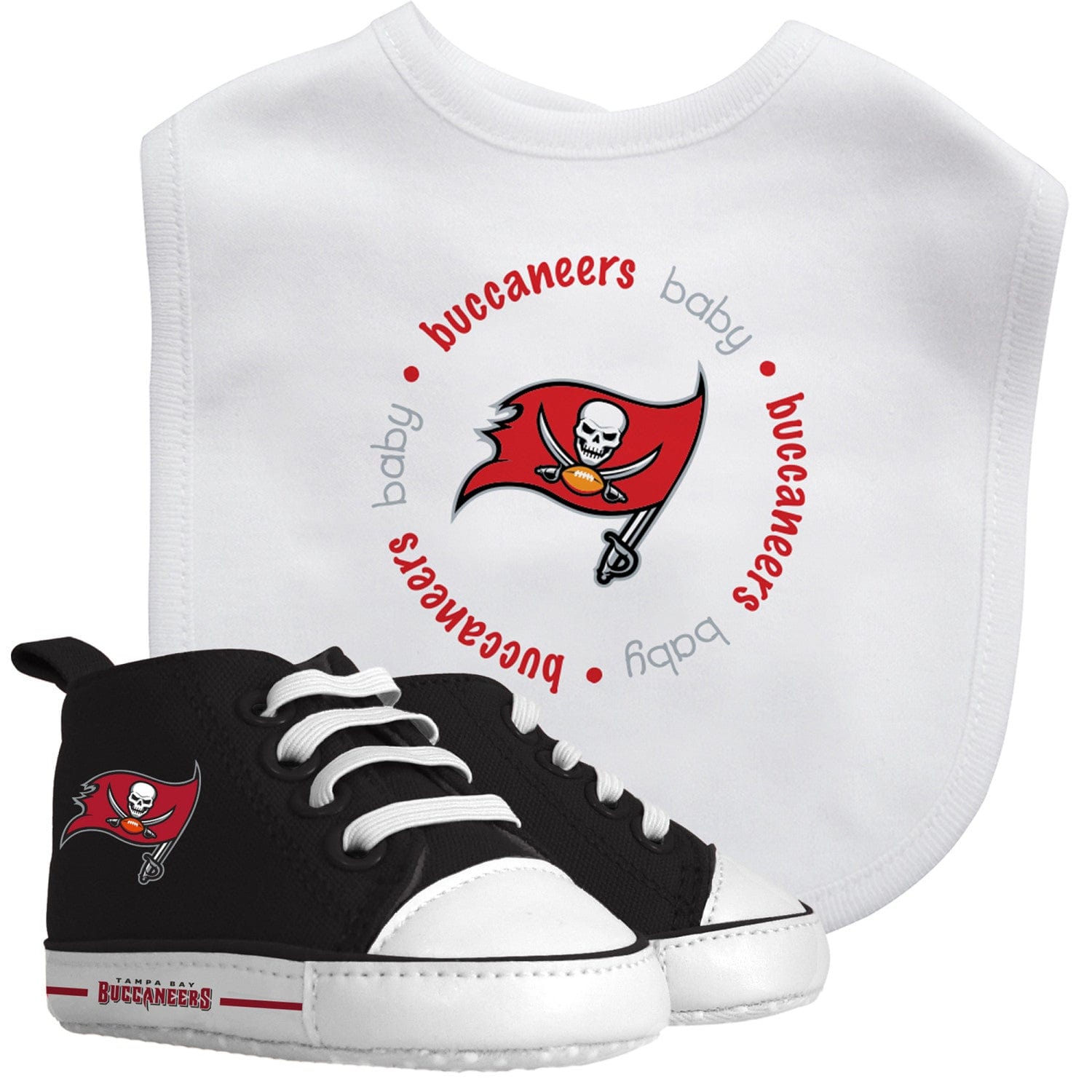 Tampa Bay Buccaneers 2-Piece Baby Gift Set - Sports Gifts, Sports Memorabilia, Sports Collectibles, Fan Shop