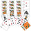 Miami Hurricanes Playing Cards - 54 Card Deck - Sports Gifts, Sports Memorabilia, Sports Collectibles, Fan Shop