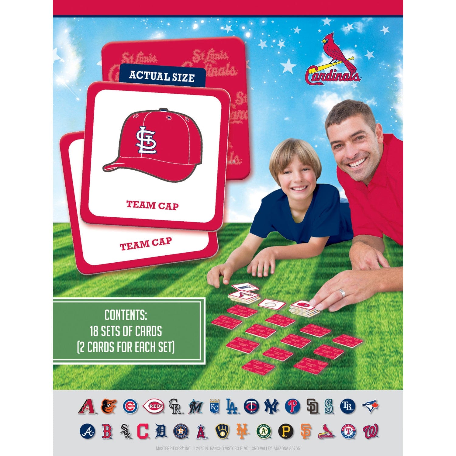 St. Louis Cardinals Memory Matching Game - Sports Gifts, Sports Memorabilia, Sports Collectibles, Fan Shop