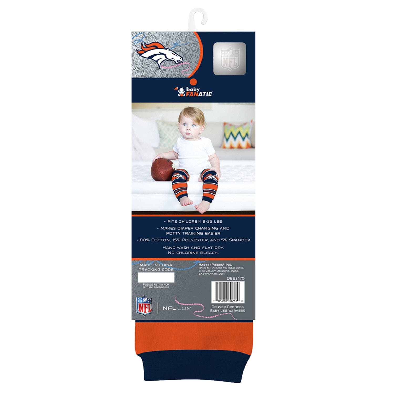 Denver Broncos Baby Leg Warmers - Cute & Cozy Team Spirit