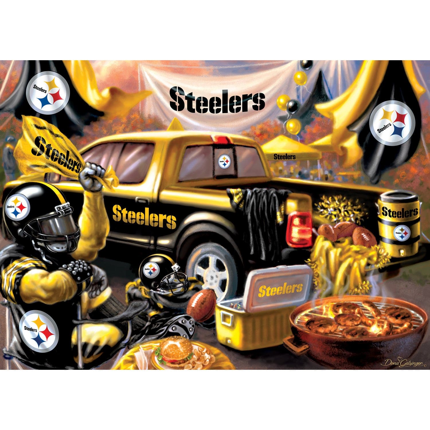 Pittsburgh Steelers Gameday 1000 Piece Jigsaw Puzzle