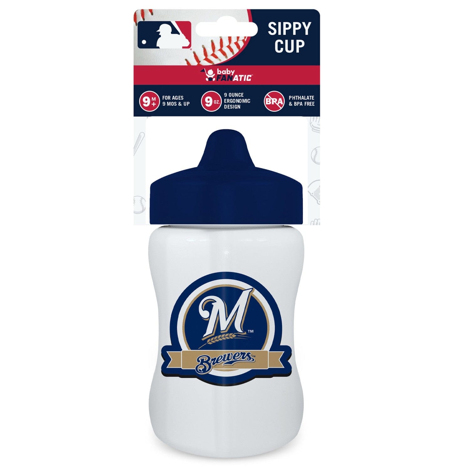 Milwaukee Brewers Kids Sippy Cup - Sports Gifts, Sports Memorabilia, Sports Collectibles, Fan Shop