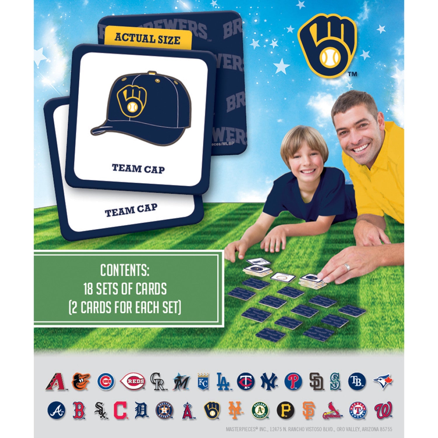 Milwaukee Brewers Matching Game - 757 Sports Collectibles