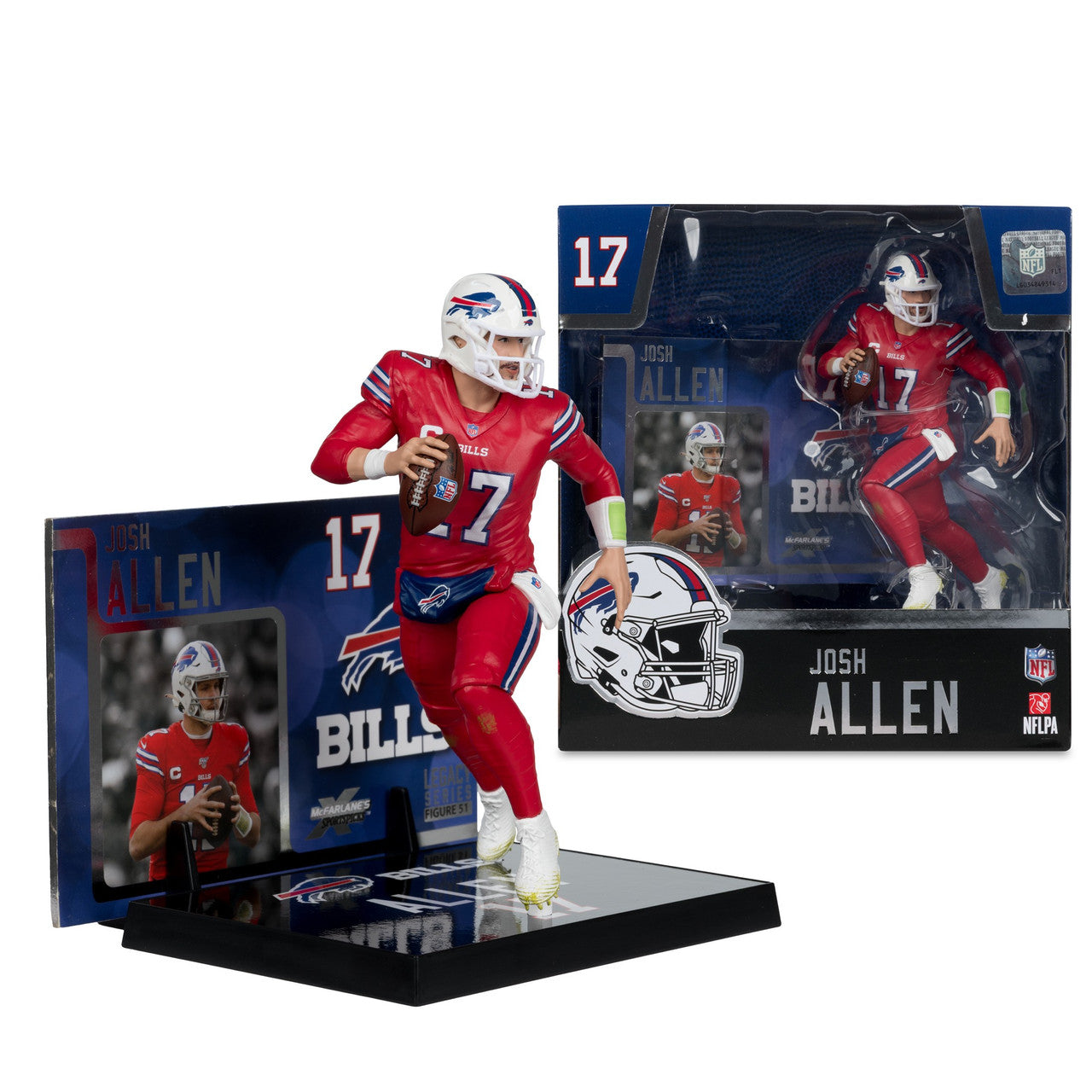 Josh Allen (Buffalo Bills Color Rush Uniform) NFL 7" Figure McFarlane - Sports Gifts, Sports Memorabilia, Sports Collectibles, Fan Shop