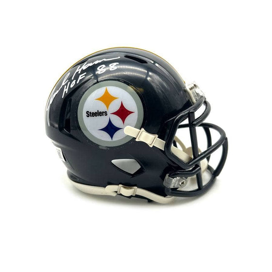 Jack Ham Autographed Pittsburgh Steelers Black Speed Mini Helmet with "HOF 88" - 757 Sports Collectibles