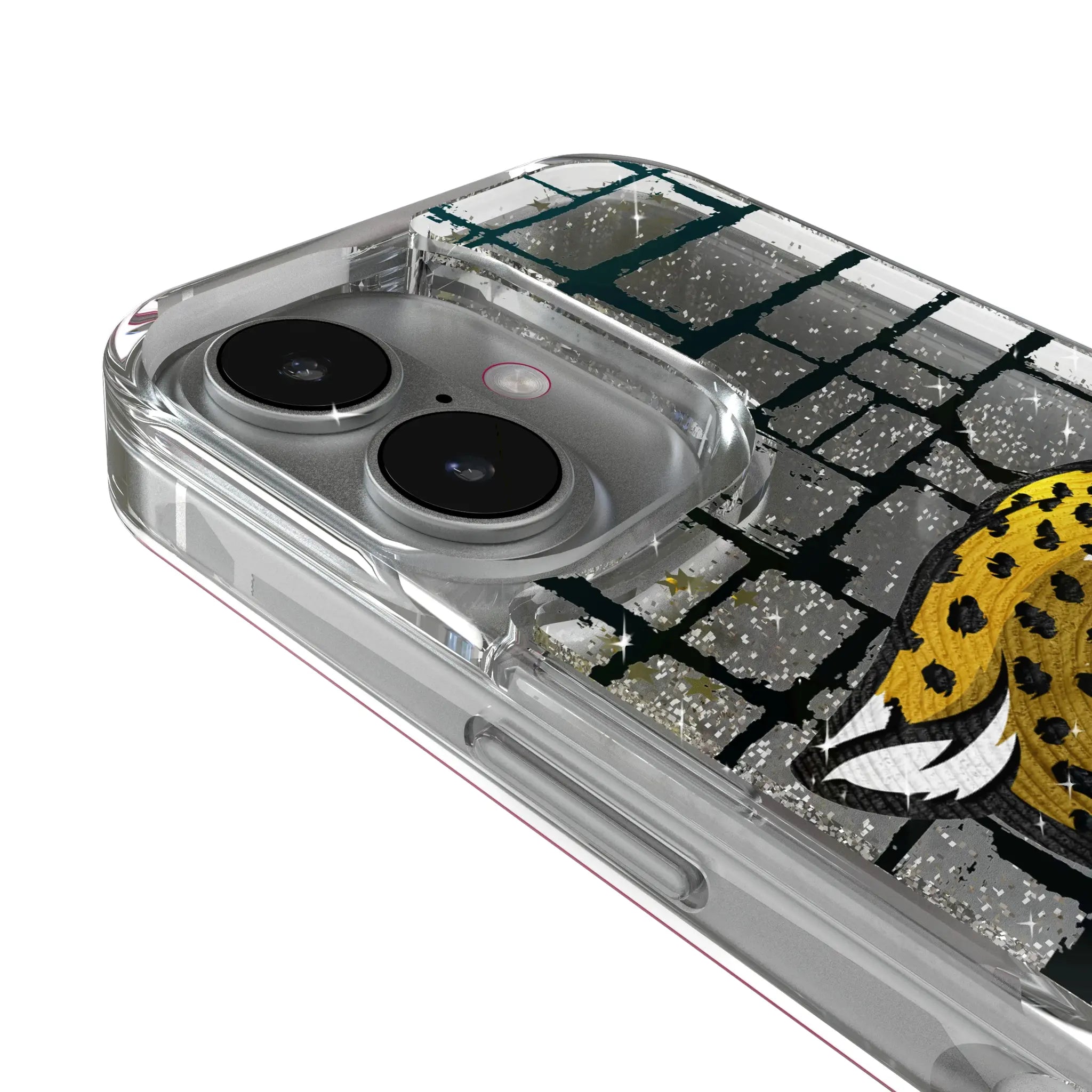 Jacksonville Jaguars Brick Glitter Phone Case for Apple iPhone
