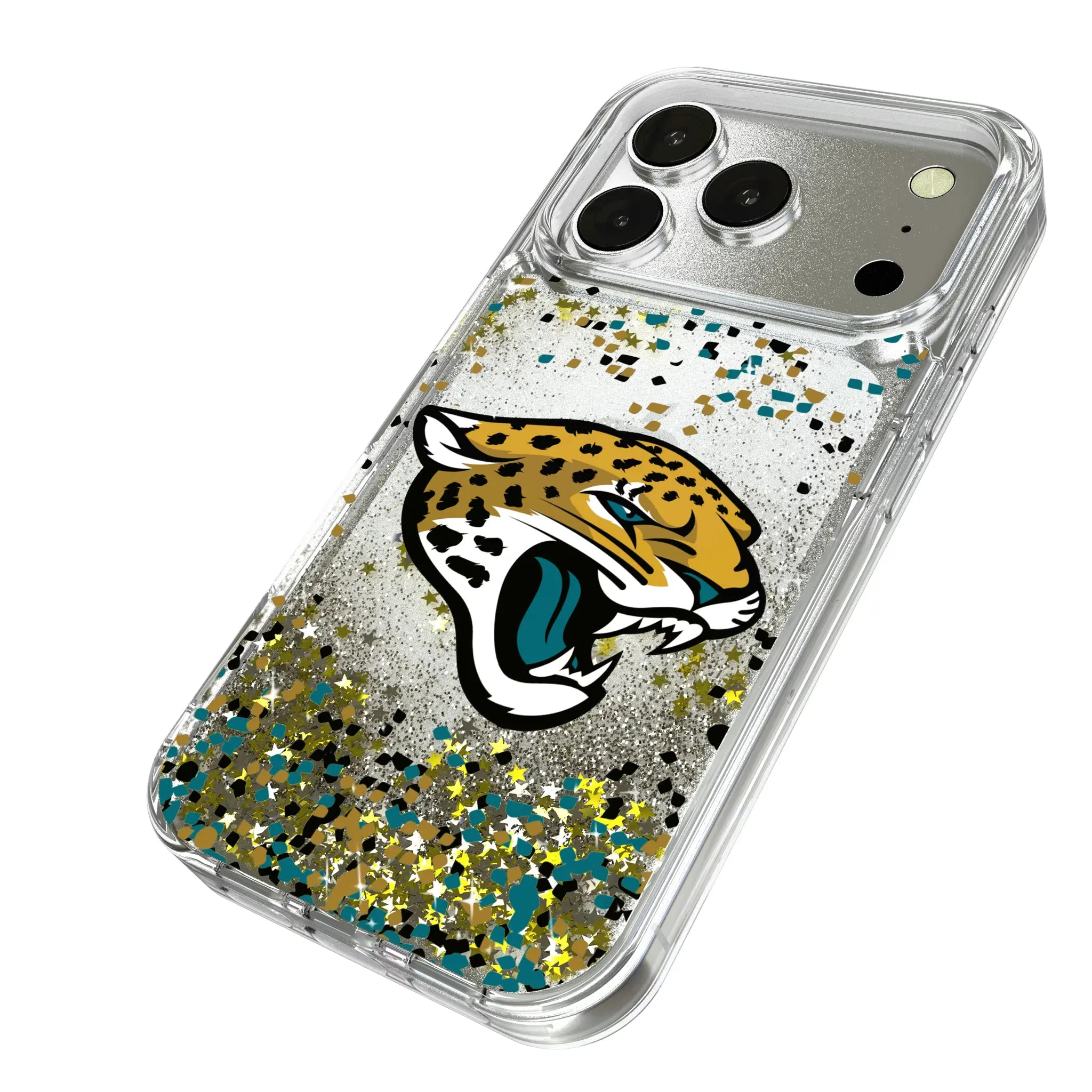Jacksonville Jaguars Confetti Glitter Phone Case